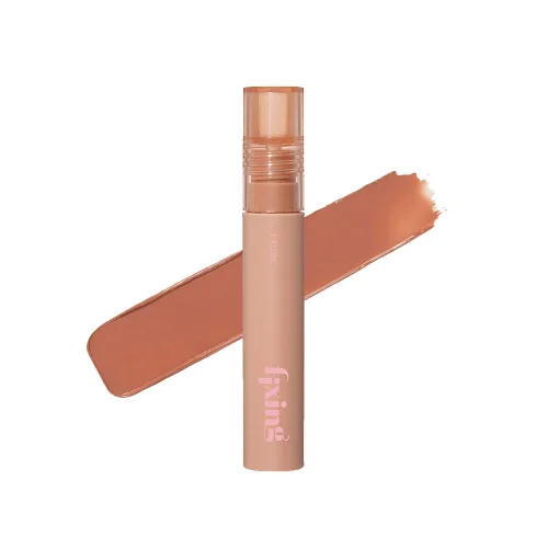 Miniatura 17 de Labial líquido pigmentado Etude, color #01 rosa análogo (4g), de larga duración, resistente al agua, con un ligero acabado mate, cobertura total