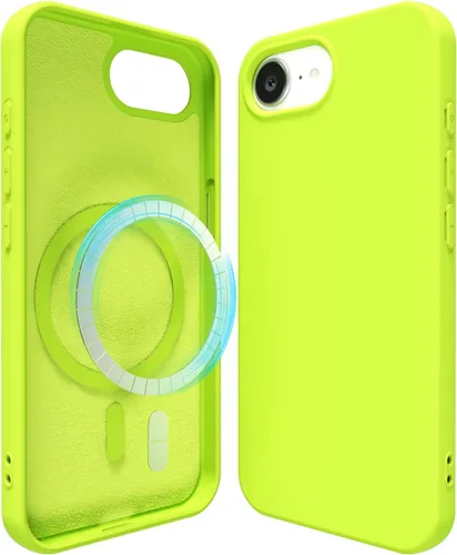 Miniatura 137 de oakxco Funda de silicona para iPhone 12 Pro Max, magnética, compatible con carga inalámbrica Magsafe, cubierta protectora de goma suave y delgada