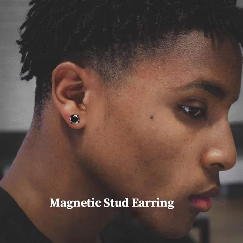 Miniatura 7 de Juego de 16 pares de aretes tipo dormilona para hombres y mujeres, de acero inoxidable 316L, aretes de aro colgantes de clip sin perforar, aretes