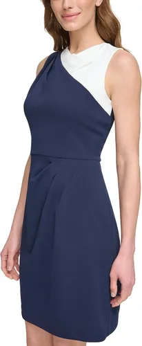 Miniatura 3 de DKNY Vestido sin mangas de crepé de buceo para mujer