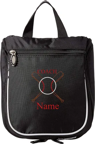 Miniatura 4 de Mato & Hash Neceser de béisbol, kit de afeitado personalizado para hombre, estuche de viaje colgante
