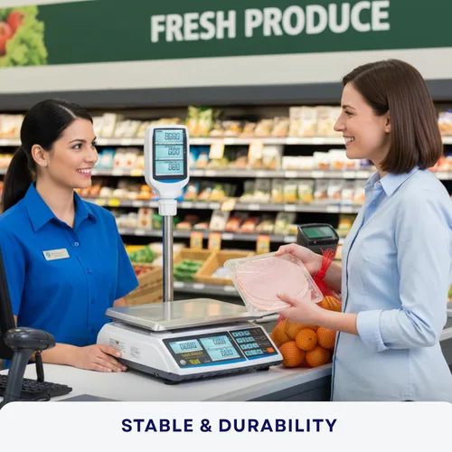 Miniatura 4 de Aquos Báscula digital de cocina clase III legal para precios de comercio, báscula de alimentos y venta al por menor con pantalla LCD retroiluminada