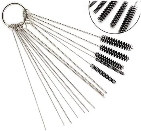 Miniatura 3 de Nuevo kit de reparación de carbohidratos para S & S Master Rebuild Kit Fit Super E Carburador con cepillo de tubo de nylon Carb Set de limpieza