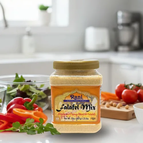 Miniatura 9 de Rani Mezcla para Falafel (Mezcla de garbanzos y especias para Falafel) 20 onzas (1.25 libras) 567g Frasco PET ~ Apto para gluten SIN TRANSGÉNICOS