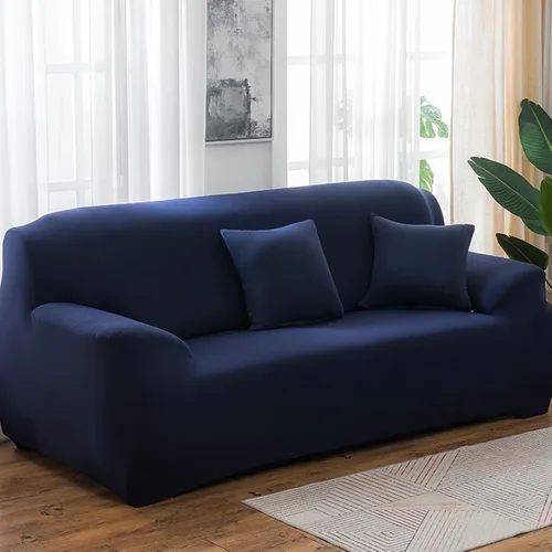 Miniatura 30 de Morbuy Funda súper elástica para sofá, 4 piezas de elastano, funda de sofá modular de color sólido con parte inferior elástica, protector de muebles