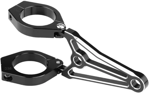 Miniatura 4 de KIMISS 1 par de aluminio motocicleta motocicleta faro soporte tenedor cabeza lámpara titular para Cafe Racer (1.614 in)