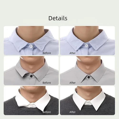 Miniatura 9 de El collar de plástico se mantiene para el cuello de la camisa que se mantiene anti deformación del borde fácil de usar, mantiene tus collares