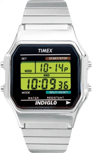 Miniatura 9 de Timex Reloj digital clásico de 34 mm, para hombre