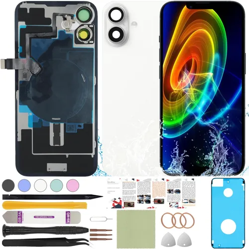 Miniatura 8 de Funda trasera de repuesto compatible con iPhone 8 de 4.7" + Herramientas profesionales (Gris espacial)