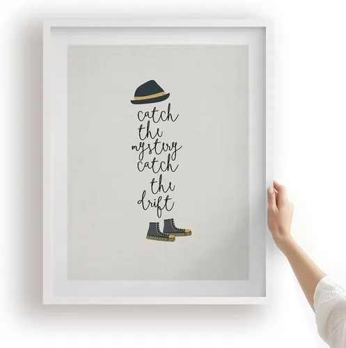 Miniatura 4 de Song Lyric - Arte para pared, arte musical abstracto retro de mediados de siglo, regalo para papá y marido, póster para dormitorio de apartamento