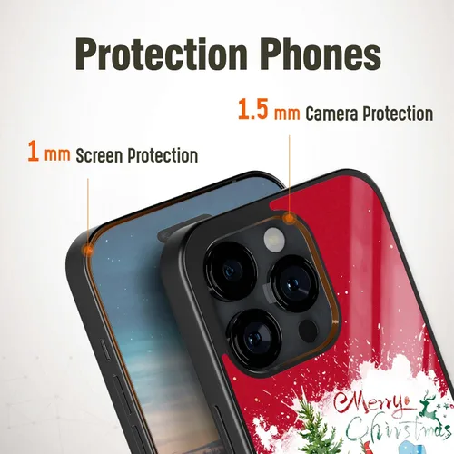 Miniatura 3 de Fundas de teléfono navideñas para iPhone 6 7 8 11 12 13 14 15 16 17 Pro Max Plus Mini X para Samsung Galaxy Z Flip 3 4 S21 S22 S23 S24 S25 S26 A03