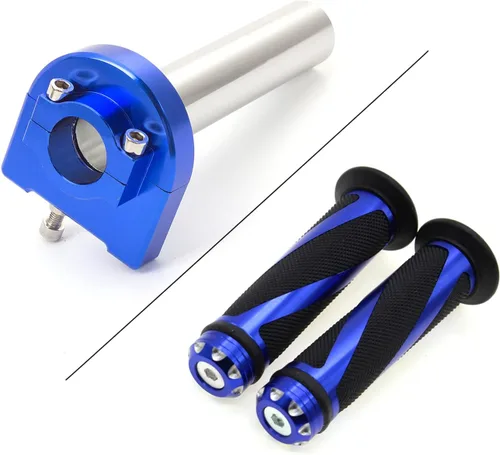 Miniatura 11 de Manillar de motocicleta de 7/8 pulgadas con tubo de acelerador de giro rápido CNC anodizado, control de palanca motorizado para la mayoría