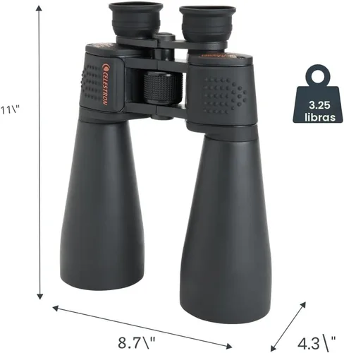 Miniatura 7 de Prismáticos negros 25 x 70 Celestron 71008 SkyMaster.