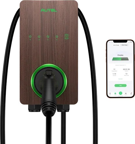Miniatura 9 de Autel Home Cargador Inteligente para Vehículos Eléctricos (EV) de hasta 50 Amperios, 240V, Estación de Carga de Automóvil para Interiores/Exteriores