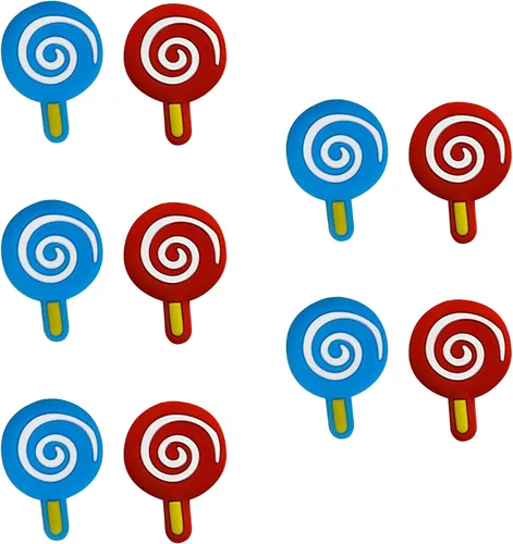 Miniatura 6 de Amortiguadores de vibraciones de raqueta de tenis (11/30 paquetes) Amortiguadores de choque de raqueta de tenis con forma de dibujos animados