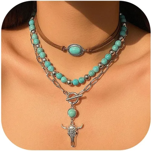 Miniatura 67 de Long tiantian Collares en capas para mujer, joyería occidental para mujer, collar de moneda apilable, collar de país, moderno, bohemio, verano