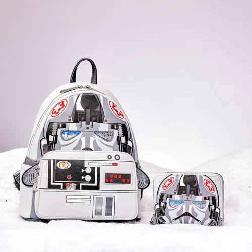 Miniatura 8 de Loungefly Star Wars billetera lenticular de at at at exclusiva, convención de verano
