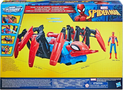 Miniatura 16 de Marvel Spider-Man Car Playset con función de explosión y figura de acción para niños a partir de 4 años