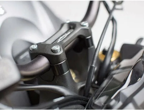 Miniatura 3 de Abrazadera elevadora de manillar Accesorios de motocicleta Elevadores de manillar Montaje Riser CNC Billet Aluminio para Tenere 700 TENERE700 XT700Z