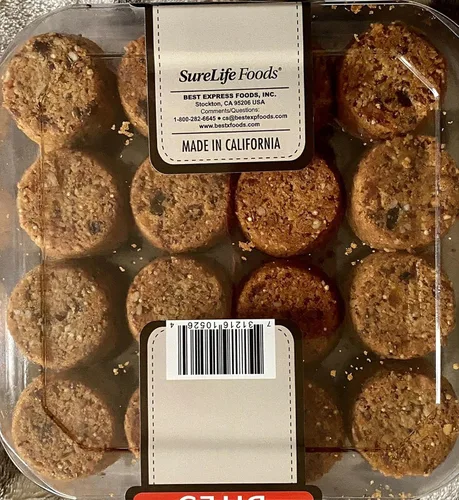 Miniatura 2 de Gourmet Kitchn SureLife Foods Bocados tradicionales australianos, galletas de proteína con quinua, chía, avena enrollada, 270 mg de omega-3 por