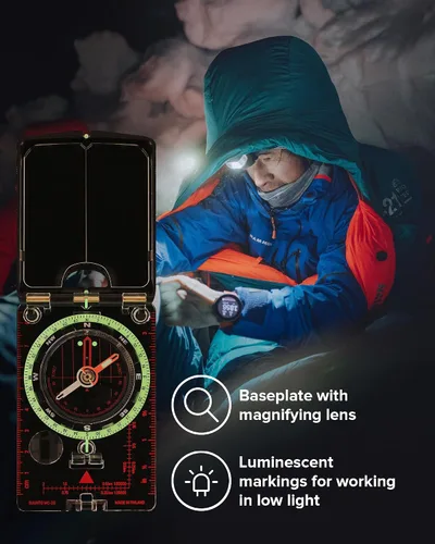 Miniatura 33 de SUUNTO Brújula MC-2: Brújula de primera línea para profesionales y excursionistas serios