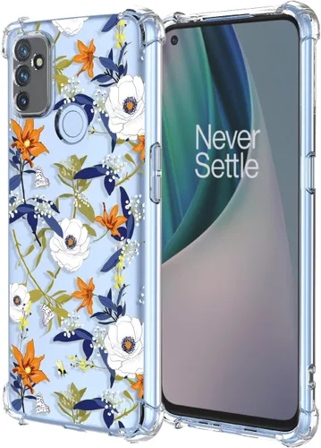 Miniatura 71 de Funda para OnePlus Nord CE 2 Lite 5G Clear Flower Phone Case Soft TPU a prueba de golpes, antiarañazos, funda protectora para 1+Nord CE2 Lite 5G