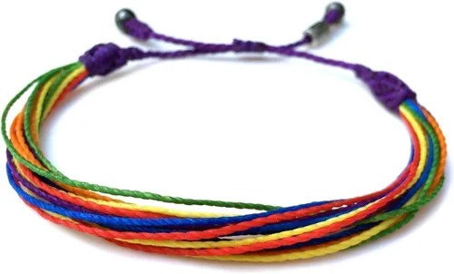 Miniatura 9 de Rumi Sumaq Pulsera de concientización para hombres, mujeres y niños – Pulsera de apoyo tejida ajustable anudada a mano – Pulsera de conciencia sutil