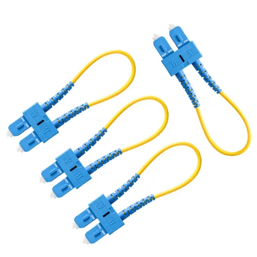 Miniatura 12 de GwliUni 4 unids OM3 Loopback Plug Tester Multimodo LC-UPC Fibra óptica Duplex Cable Adaptador 50/125