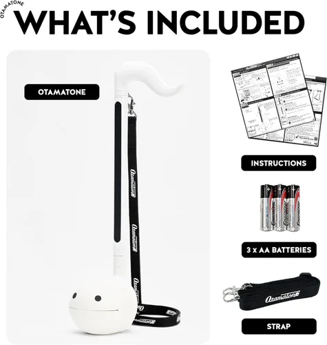 Miniatura 4 de Otamatone Deluxe [Manual en inglés] Instrumento musical electrónico sintetizador de Japón por Cube/Maywa Denki, blanco Deluxe Inglés Blanco