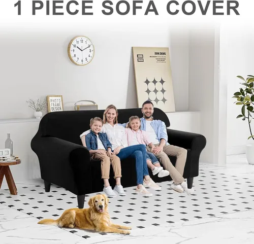 Miniatura 263 de Funda para Sofá de Terciopelo, Fundas Elásticas para Sofá para Funda Principal Separada/Respaldos y Cojines de Asiento, Funda para Sofá, para Fundas