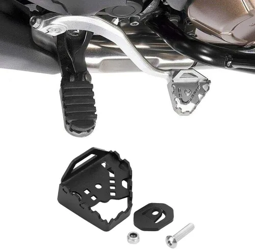 Miniatura 4 de Fydun Freno Agrandar Peda, Palanca de freno trasero Agrandar Pedal para CRF1000L Africa Twin Sports 14-18 (negro)