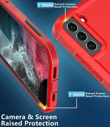 Miniatura 3 de Funda para Samsung Galaxy S22, [protector de pantalla integrado] [a prueba de golpes] [a prueba de caídas] Samsung S22, protección de grado militar