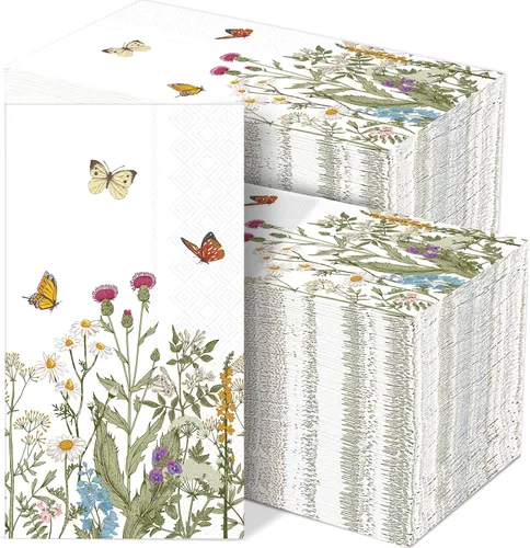 Miniatura 17 de gisgfim 100 piezas de servilletas de papel desechables con estrellas patrióticas para el 4 de julio, Día de la Independencia, servilletas