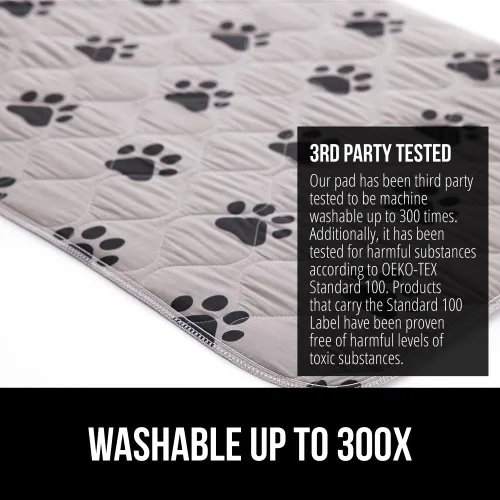 Miniatura 5 de GORILLA GRIP Almohadillas lavables para cachorros, alfombrilla antideslizante para jaula de perros, paño impermeable para orina para entrenamiento