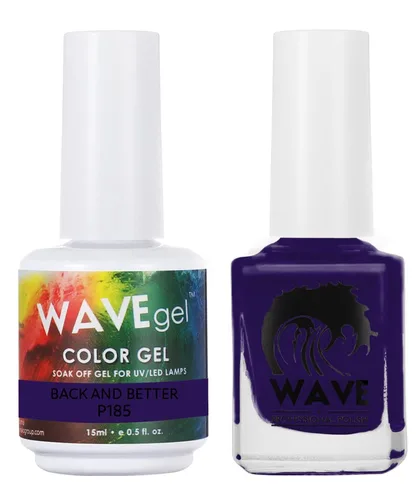 Miniatura 194 de WAVEGEL - Juego dúo de gel y esmalte de uñas a juego - Colección Simplicity - #P109 Blizzard I 0.5 onzas
