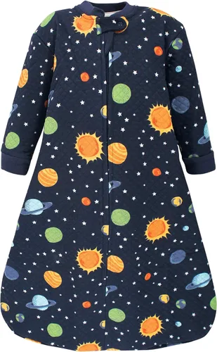 Miniatura 40 de Hudson Baby Saco de dormir unisex para bebé acolchado premium de manga larga y manta vestible Fútbol