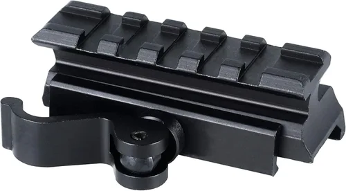 Monstrum Picatinny - Soporte elevador para visores y óptica, 2.5 pulgadas con liberación rápida, perfil medio