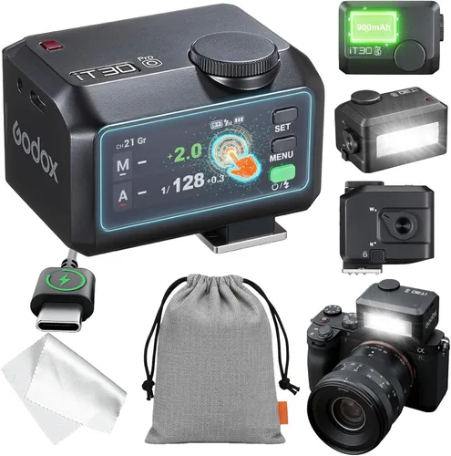 Miniatura 12 de Godox iT30 pro C TTL Mini Flash y disparador - Distribuidor autorizado GODOX iT30 Pro C para Canon - Flash TTL IT30Pro, maestro inalámbrico