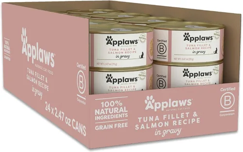 Applaws Alimento húmedo natural para gatos, hecho con ingredientes limitados y naturales, alto contenido de proteínas sin aditivos ni rellenos