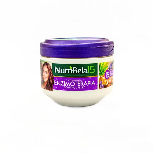 Tratamiento Capilar Enzimoterapia Control Frizz Nutribela15 Reconocidos Ingredientes | Enzimoterapia Control del Frizz Tratamiento Capilar 15