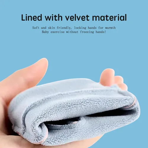 Miniatura 4 de Guantes de invierno cálidos para niños, ligeros, impermeables y antideslizantes, para ciclismo, patinaje sobre hielo, senderismo, nieve, niños