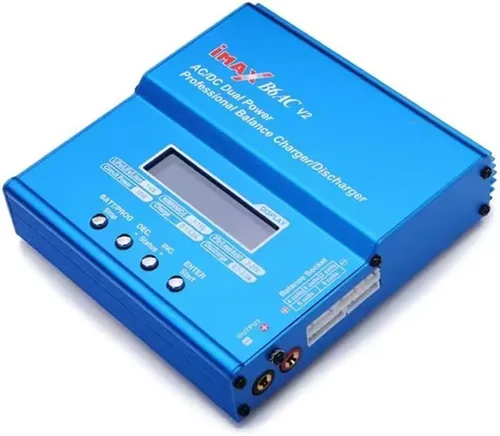 iMAX B6AC V2 AC/DC Dual Power Cargador de equilibrio profesional Descargador 50W 6A para 1-6S LiHV LiPo Li-ion Life, 1-15S NiMH NiCD, 2-20V Pb