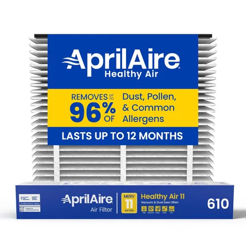 Filtro de Repuesto AprilAire 610 para Purificador de Aire para Toda la Casa AprilAire 1625FG - MERV 11, Aire Limpio y Polvo, Filtro de Aire de
