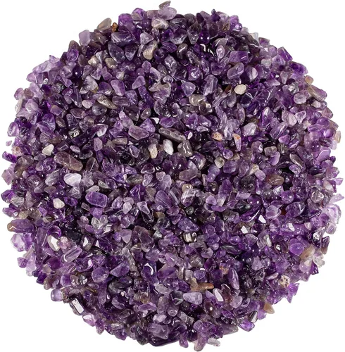 Miniatura 26 de SUNYIK Piedras de Cuarzo Trituradas con Forma Irregular de 1 Libra (Aproximadamente 460 Gramos)