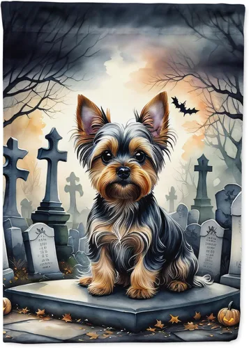 Miniatura 69 de Caroline's Treasures DAC2011GF - Bandera decorativa para jardín de Halloween con diseño de beagle para jardín, jardín, jardín, jardín, multicolor