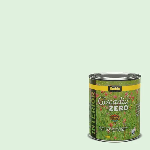 Miniatura 65 de Rodda Paint CASCADIA ZERO - Pintura e imprimación semibrillante para interiores en uno, 1 galón, azul huevo huevo azul