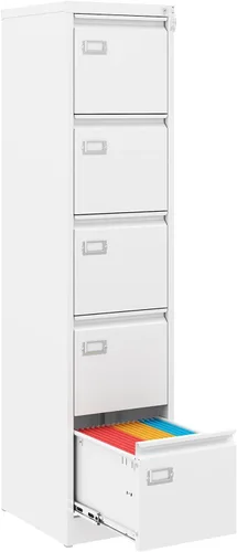 Miniatura 15 de Archivador de 2 cajones con cerradura, archivador vertical móvil para colgar carpetas tamaño A4/carta/legal, debajo del escritorio, pequeños