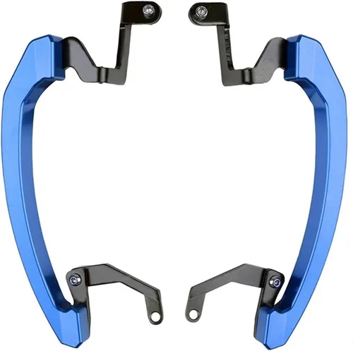 Miniatura 3 de MaNboc Barras de agarre para asiento trasero para pasajero, carril de agarre MT07 FZ07, accesorios compatibles con Yamaha MT-07 FZ-07 2014-2017 Negro
