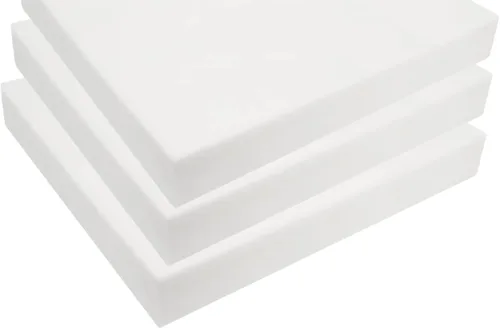 Miniatura 11 de FoamTouch Cojín de espuma para tapicería de alta densidad, 4 pulgadas de alto x 24 pulgadas de ancho x 24 pulgadas de largo, fabricado en Estados