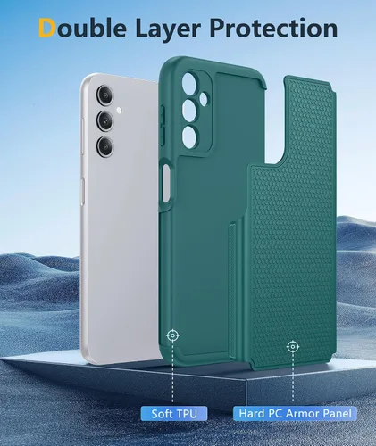 Miniatura 224 de FNTCASE Funda para iPhone 17 Pro: Fundas delgadas translúcidas de color azul claro compatibles con MagSafe, protección completa de la cámara